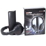 Market&YCY 5-in-1 Wireless Hi-Fi Headphones (Black)