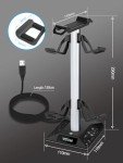VCOM RGB Headphone Stand with USB & Type-C Ports