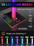VCOM RGB Headphone Stand with USB & Type-C Ports