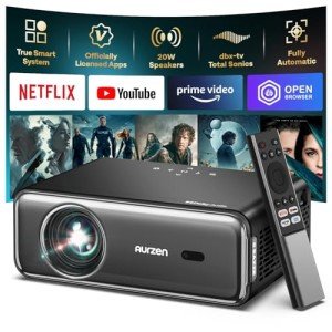 Smart Projector with Dolby Audio & Netflix Support