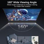 Motorized 100" ALR Projector Screen with Matte Surface