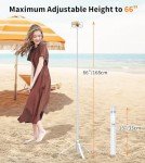 TONEOF 66" Automatic Tripod Selfie Stick with Remote
