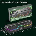 4000J Surge Protector Power Strip with USB Ports