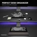 Adjustable Acrylic Keyboard Stand with Wrist Rest