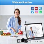 4K Vlogging Camcorder with 18X Zoom & Accessories