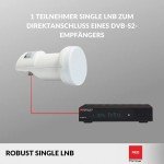 RED OPTICUM Single LNB Full HD Satellite Receiver