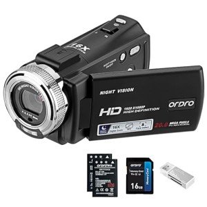 ORDRO V12 Full HD 1080P Infrared Camcorder