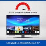 22" Smart Frameless TV with Bluetooth & Freeview