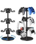 360° Rotating Aluminum Controller and Headphone Stand