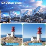Ahlirmoy 5K Vlogging Camera with 10X Zoom