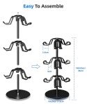 360° Rotating Aluminum Controller and Headphone Stand