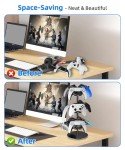 360° Rotating Aluminum Controller and Headphone Stand