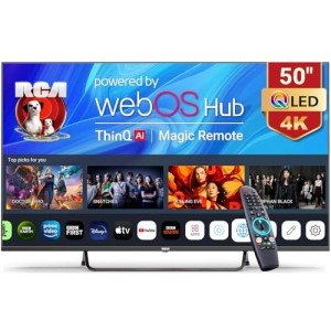 RCA 50-inch QLED 4K Smart TV with Voice Remote