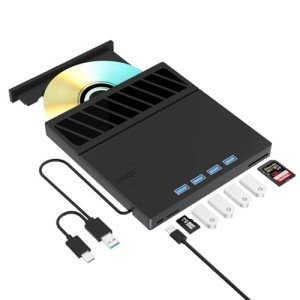 Yaeonku Blu-ray External Drive with USB Ports