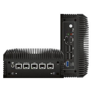 NEOSMAY Fanless Mini PC with 4 LAN Ports