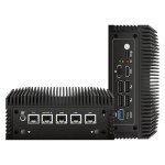 NEOSMAY Fanless Mini PC with 4 LAN Ports