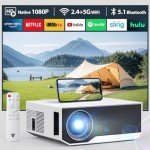 ZDK 1080P Projector with 5G WiFi and Bluetooth