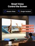 Motorized Ambient Light Rejecting Projector Screen 95