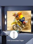Motorized Ambient Light Rejecting Projector Screen 95