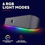 Trust Gaming RGB Illuminated PC Soundbar Speakers