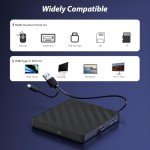 5-in-1 Portable Blu-ray Drive with USB 3.0