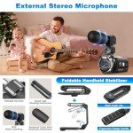 4K 48MP Camcorder with WiFi and Night Vision