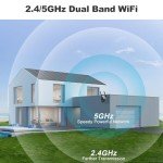 GENBOLT Outdoor WiFi Security Camera with Night Vision