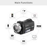 Andoer 1080P Camcorder with 16X Zoom & LCD