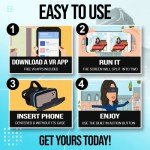 Universal VR Headset for iPhone & Android Phones
