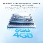 Blackview WAVE 8 Unlocked Android Smartphone 12GB+128GB