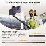 ATUMTEK 55" Selfie Stick Tripod with Remote