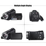 Andoer 1080P Camcorder with 16X Zoom & LCD