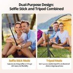 ATUMTEK 55" Selfie Stick Tripod with Remote
