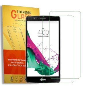 2-Pack Tempered Glass Screen Protectors for LG G4
