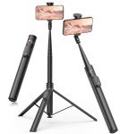 TONEOF 66" Automatic Tripod Selfie Stick - Black