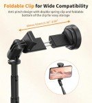 TONEOF 66" Automatic Tripod Selfie Stick - Black