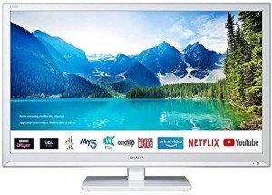 Sharp 24” 720p Smart TV - White