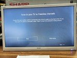 Sharp 24” 720p Smart TV - White
