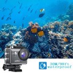 Jadfezy FHD 1080P Waterproof Action Camera Bundle
