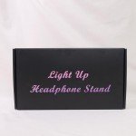 Walnut Wood Headphone Stand with LED Lights