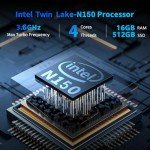 AWOW AK11 Mini PC - Intel N150, 16GB RAM, 4K