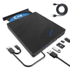 7-in-1 Portable Blu-ray and DVD Burner