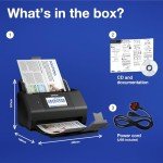 Epson WorkForce ES-580W Wi-Fi Auto Feed Scanner
