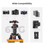 K&F Concept Compact 360° Ball Head Tripod