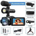 Hojocojo 4K Video Camcorder with Night Vision