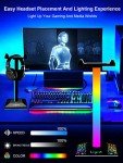 RGB Gaming Headphone Stand with LED Lights