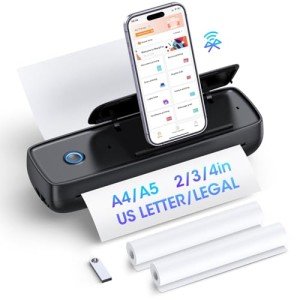 Wireless Portable Mini Printer for Travel and Home