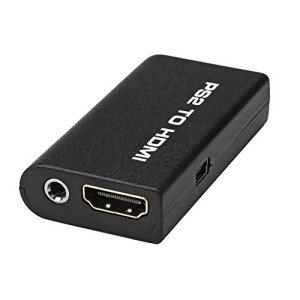 PS2 to HDMI Video Audio Adapter with 3.5mm Output