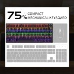 NEWMEN GM326 TKL Hot Swappable LED Gaming Keyboard
