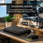 NEWMEN GM326 TKL Hot Swappable LED Gaming Keyboard